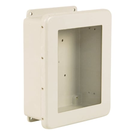 Wiegmann Twist Lock Latch Electrical Enclosures, 6 in H, 4 in D, 4 in W, 4X, Fiberglass HW-J60404CHTLW